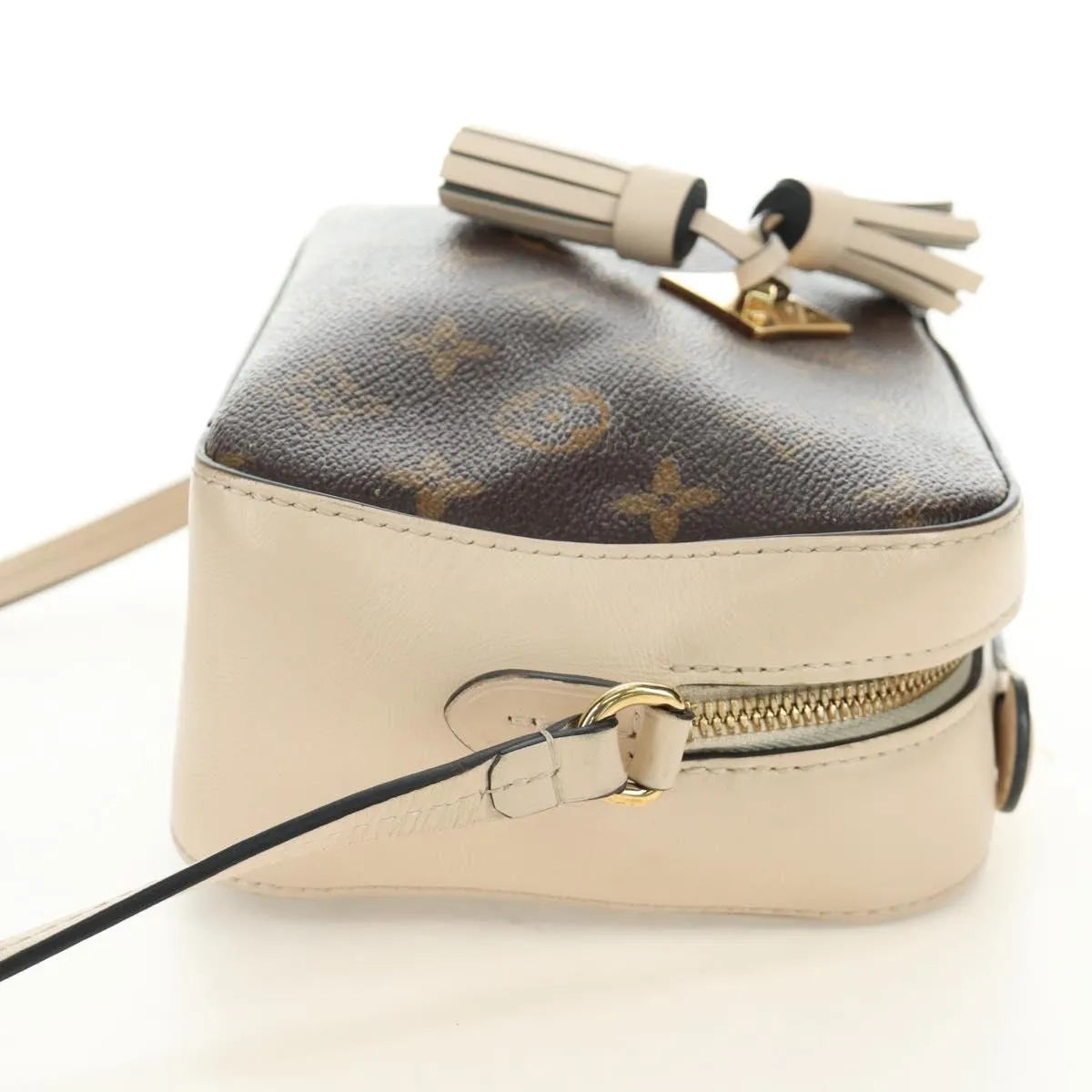Louis Vuitton Saintonge Monogram Canvas with Leather, Brown, Canvas, Shoulder Bag