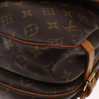 Louis Vuitton Saumur Monogram Canvas, Brown, Canvas, Shoulder Bag
