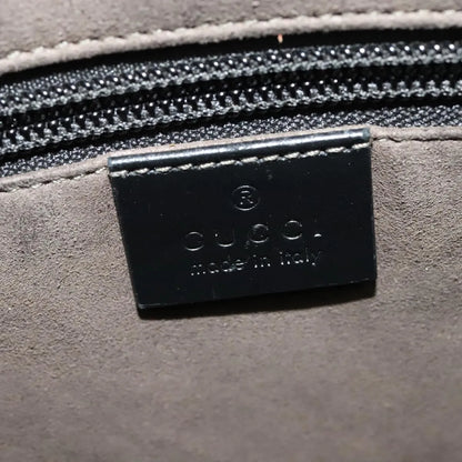 Gucci Signature Zip Messenger Guccissima Leather, Black, Leather, Shoulder Bag