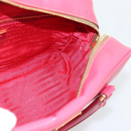 Prada Bauletto Saffiano Leather, Pink, Leather, Handbag