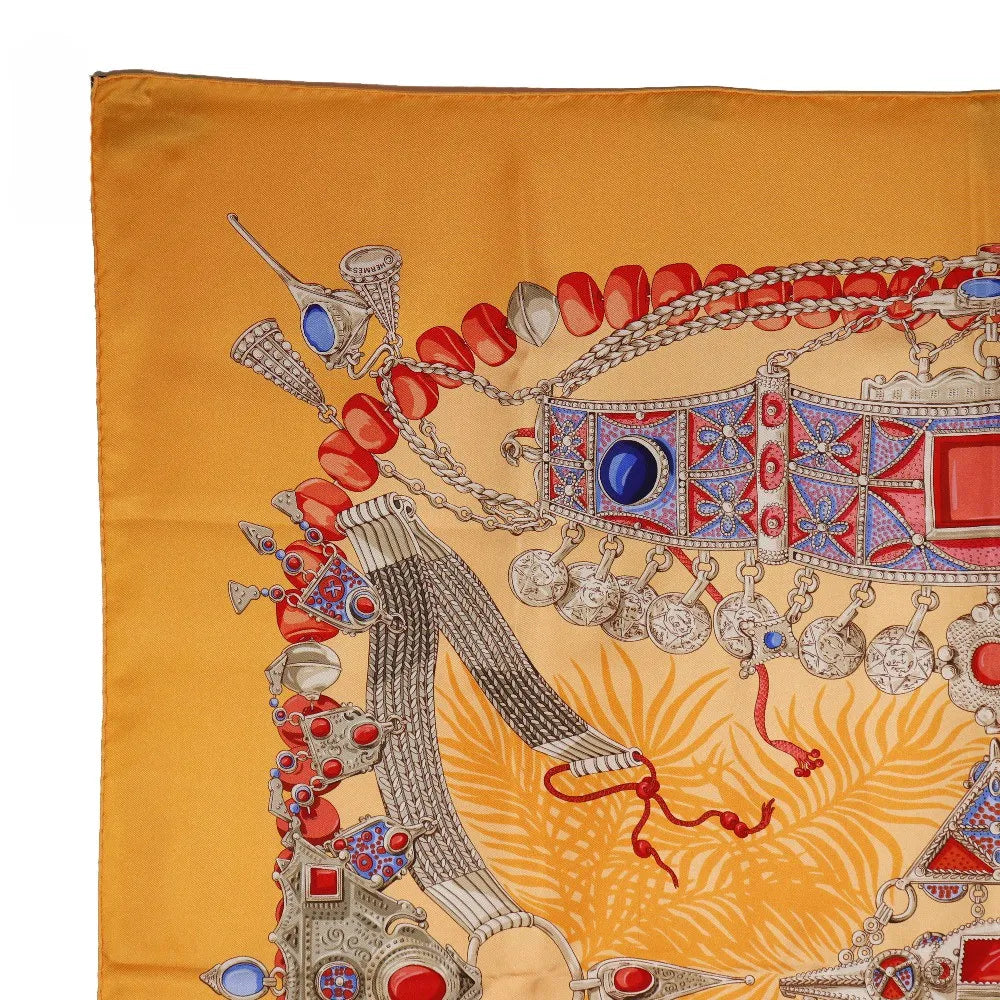Hermes Carré 90 Silk multicolor, Multicolour, Silk, Scarf