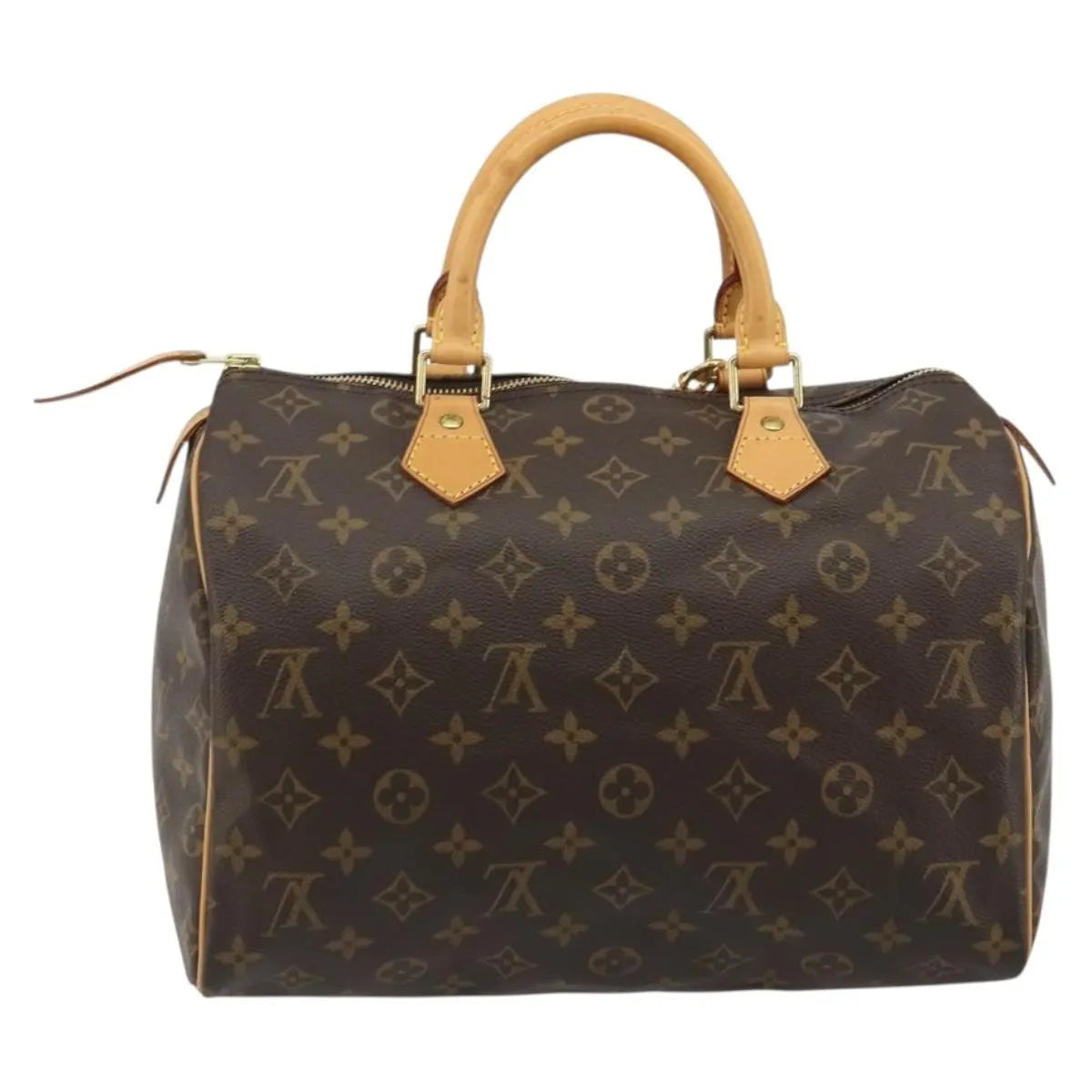 Louis Vuitton Speedy Monogram Canvas, Brown, Canvas, Handbag