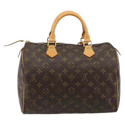 Louis Vuitton Speedy Monogram Canvas, Brown, Canvas, Handbag