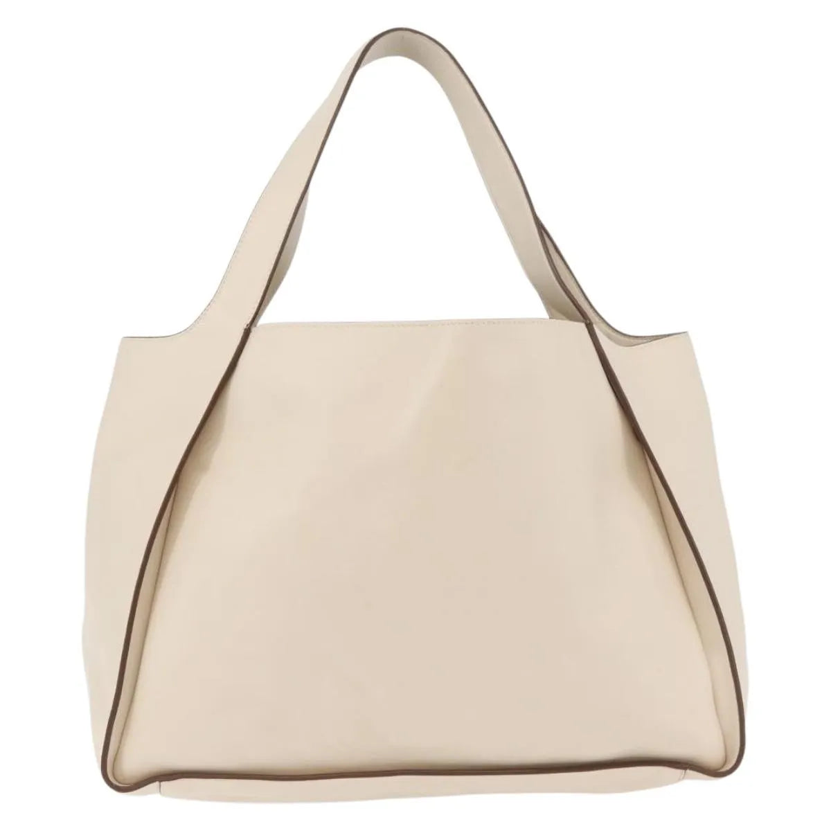 Stella McCartney Alter Tote Perforated Faux Leather, White, Synthetic, Tote Bag