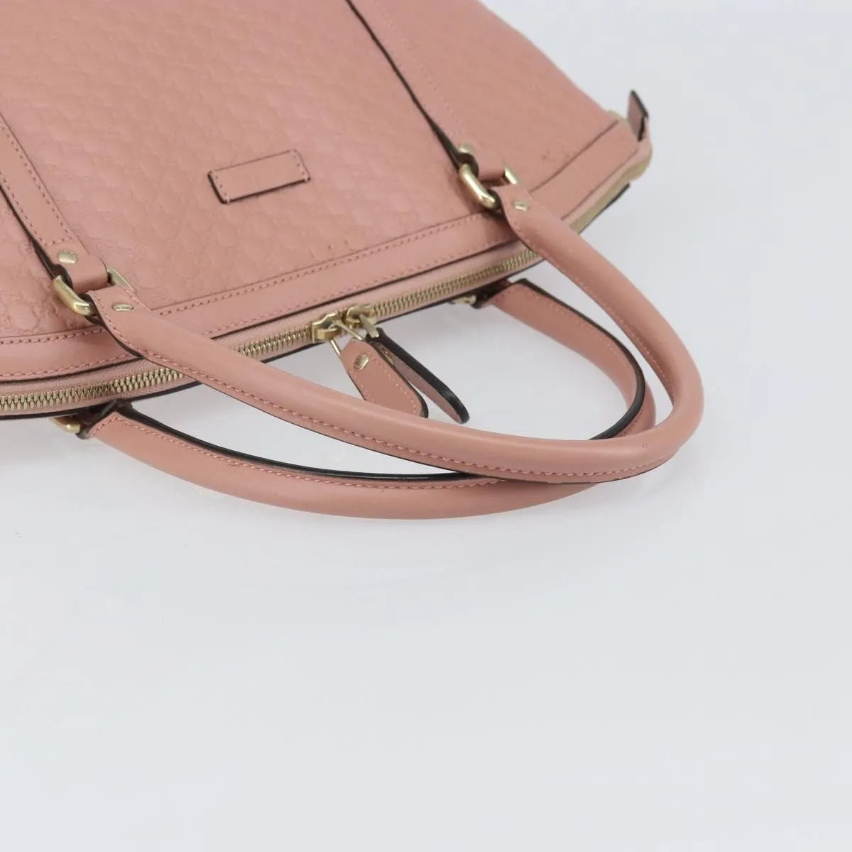 Gucci Britt Convertible Dome Satchel Microguccissima Leather, Pink, Leather, Tote Bag