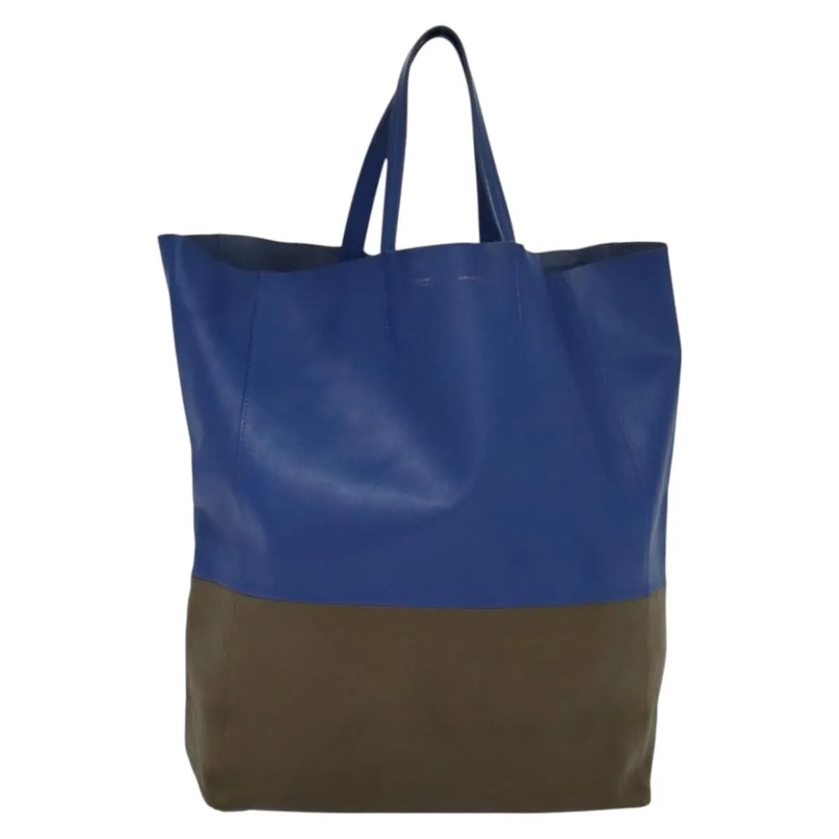 Celine Vertical Cabas Tote Leather, Multicolour, Leather, Tote Bag