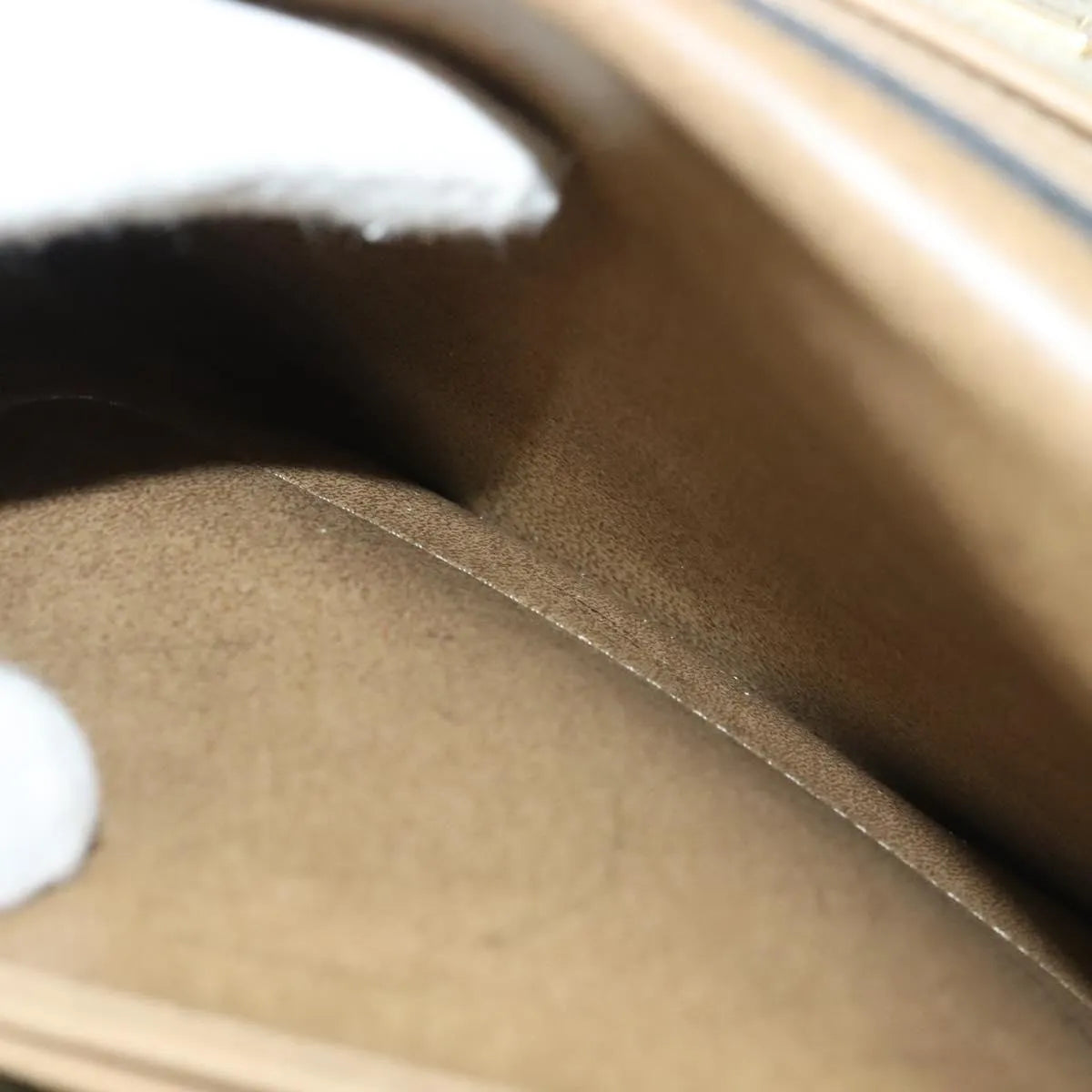 Christian Dior Vintage Leather, Beige, Leather, Shoulder Bag