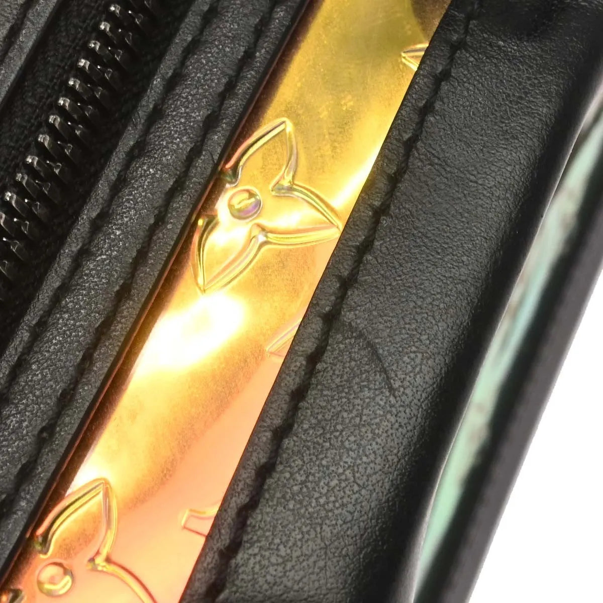 Louis Vuitton Soft Trunk Limited Edition Dark Monogram Prism PVC, Black, Leather, Shoulder Bag