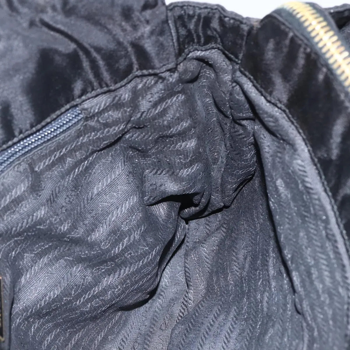 Prada Shoulder Leather, Black, Leather, Shoulder Bag