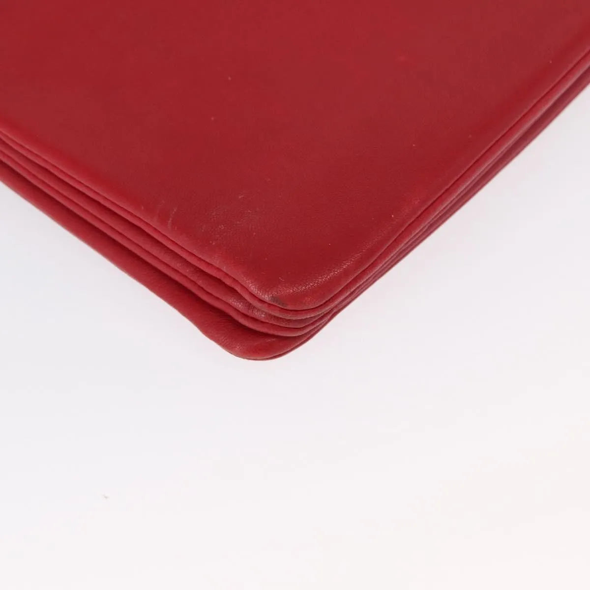 Celine Trio Leather, Red, Leather, Shoulder Bag