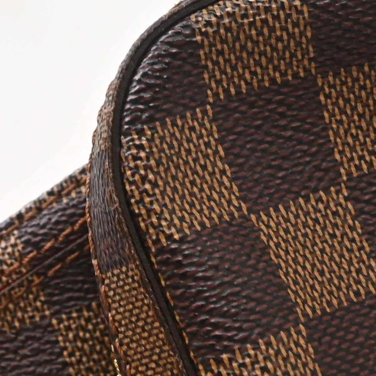 Louis Vuitton Geronimos Waist Damier, Brown, Canvas, Shoulder Bag