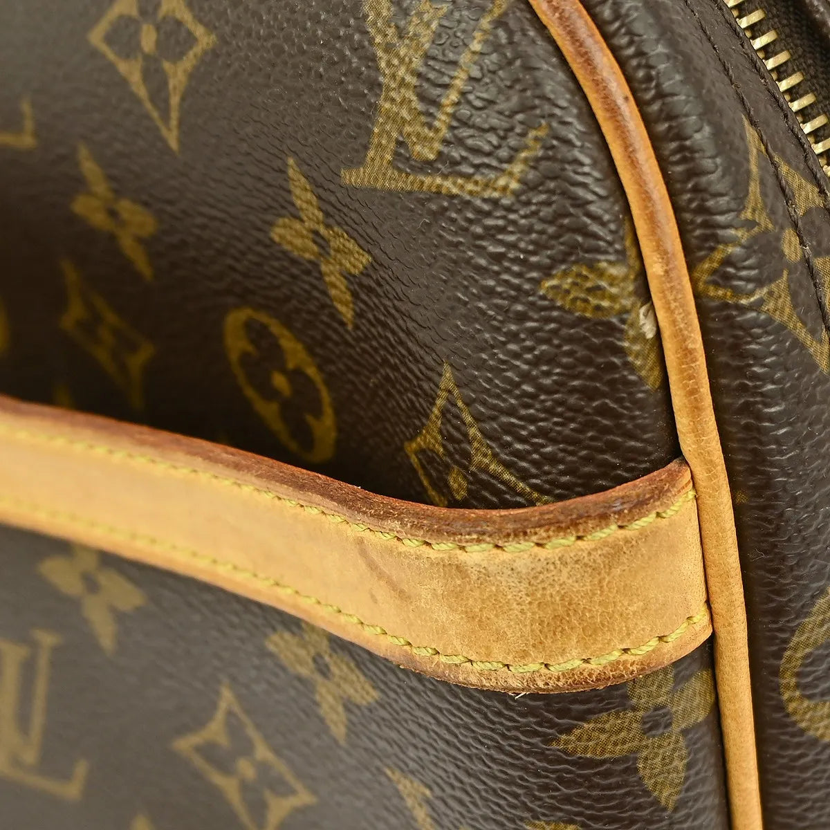 Louis Vuitton Reporter Monogram Canvas, Brown, Canvas, Shoulder Bag