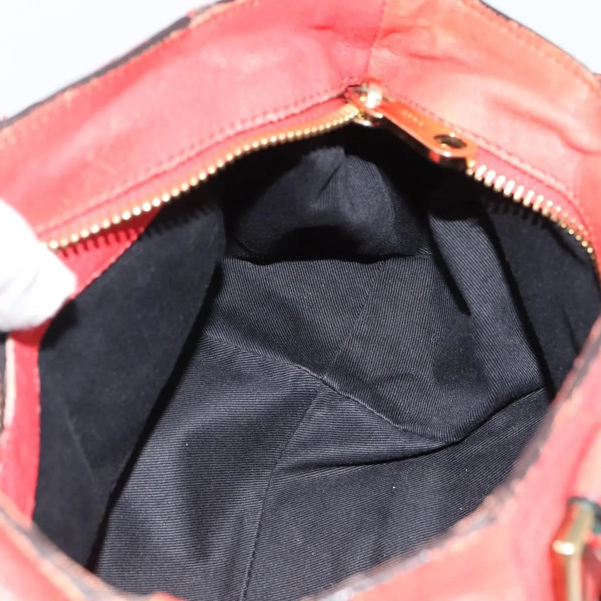 Chloe Ethel Leather, Red, Leather, Handbag