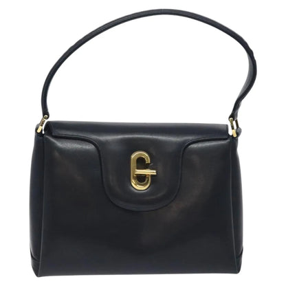 Gucci Vintage Leather, Navy, Leather, Handbag