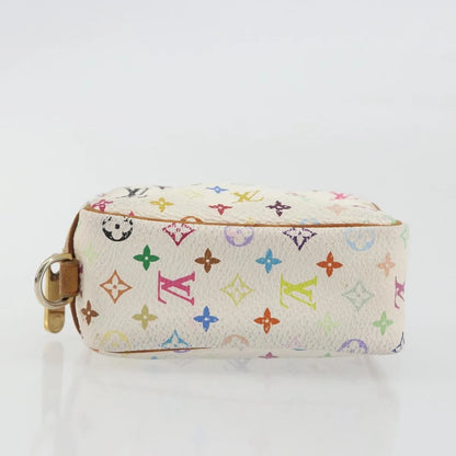 Louis Vuitton Wapity Trousse Monogram Multicolor, White, Canvas, Clutch