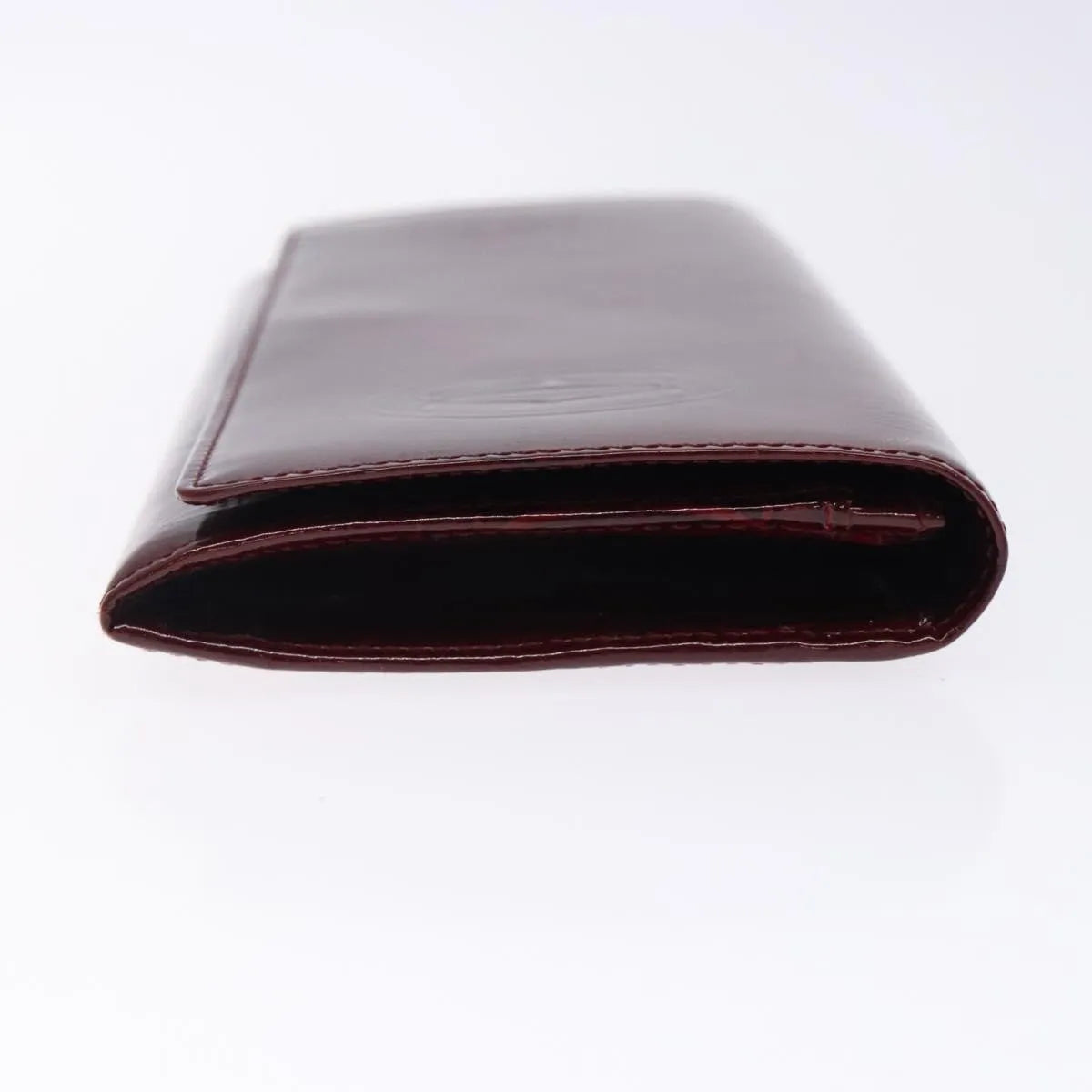 Cartier Happy Birthday Long Patent leather, Burgundy, Patent Leather, Wallet