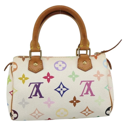 Louis Vuitton Speedy Mini HL Monogram Multicolor, White, Canvas, Handbag