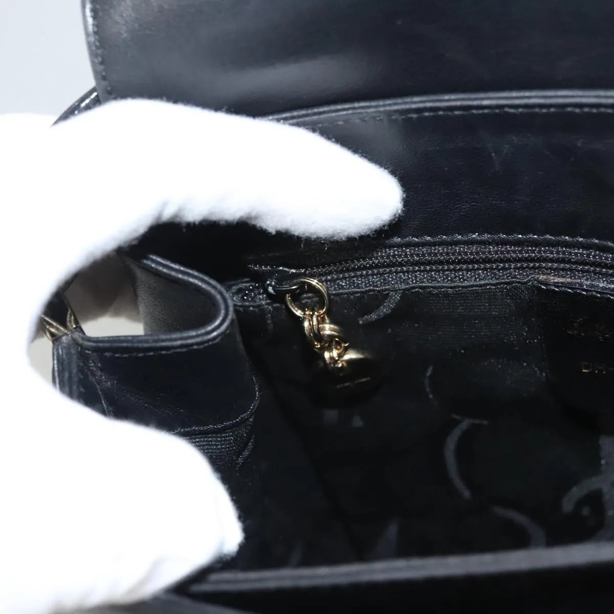 Salvatore Ferragamo Vintage Leather, Black, Leather, Handbag