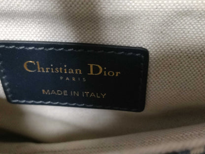 Christian Dior Dior Saddle Boxy Bag Plum Dior Oblique, Gray, Leather, Handbag
