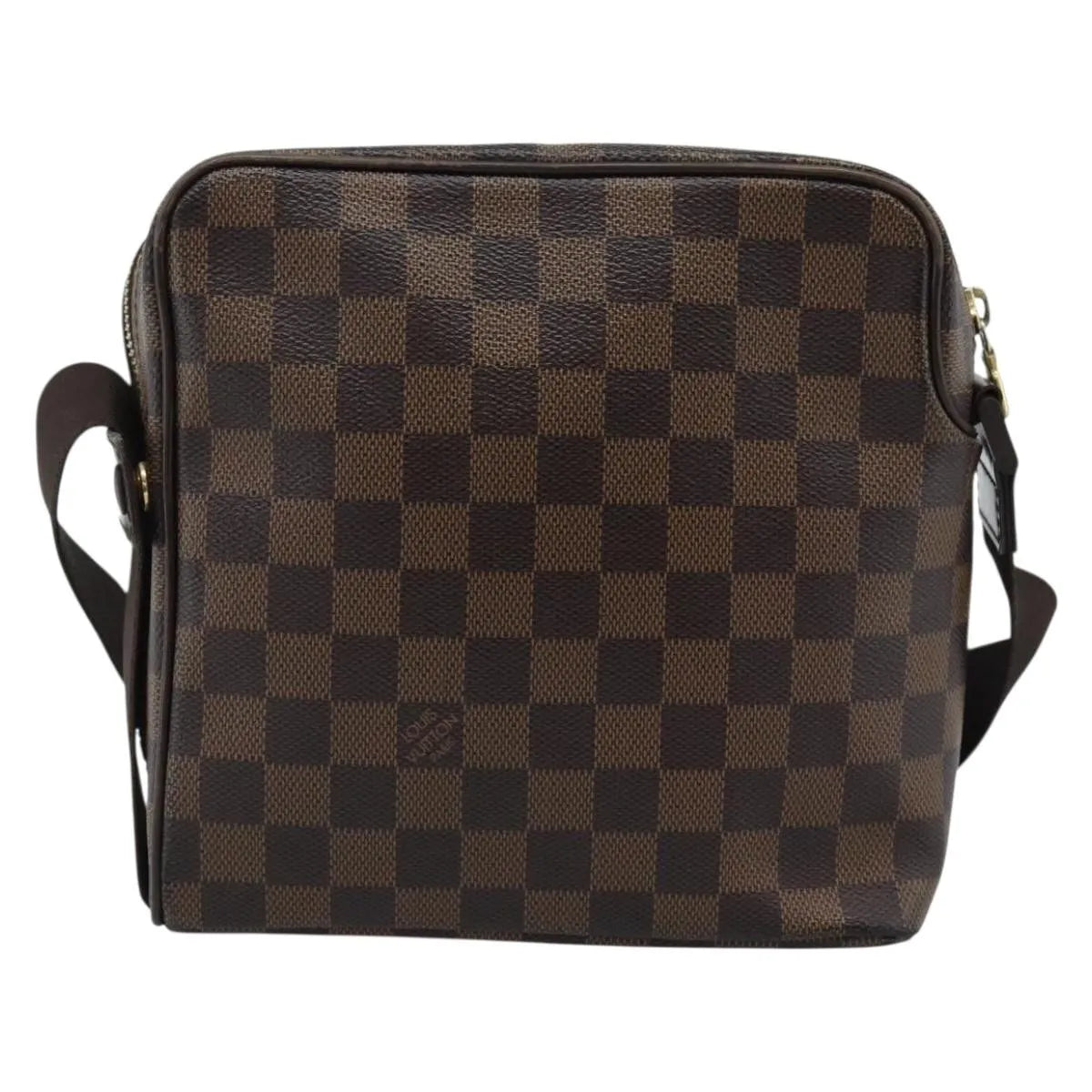 Louis Vuitton Olav Damier, Brown, Canvas, Shoulder Bag