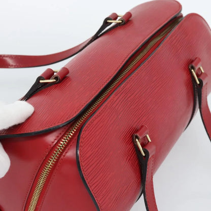Louis Vuitton Soufflot Epi Leather, Red, Leather, Handbag