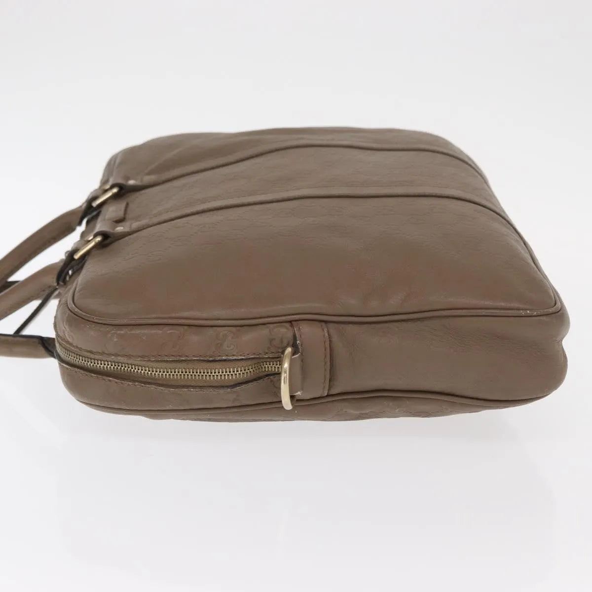 Gucci Convertible Briefcase Leather, Brown, Leather, Briefcase