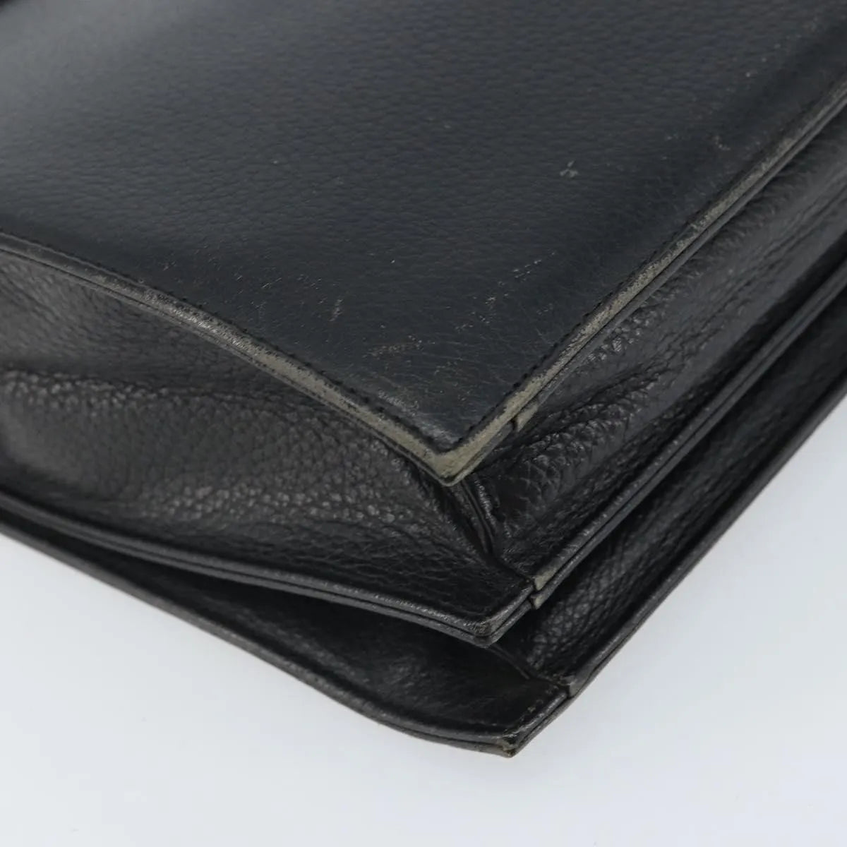 Burberry Vintage Leather, Black, Leather, Briefcase