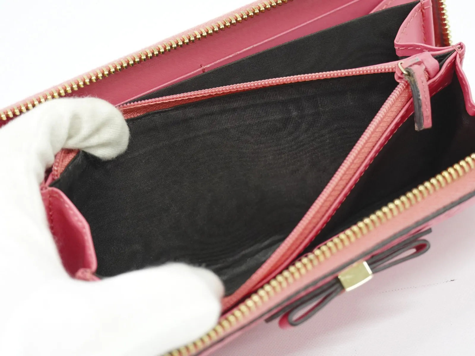 Gucci Zip Around Wallet (Outlet) Microguccissima Leather, Pink, Leather, Wallet