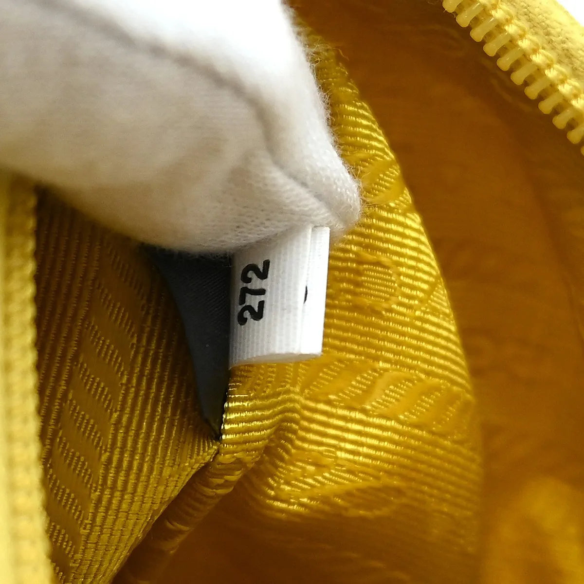 Prada Re-Edition 2000 Hobo Tessuto, Yellow, Nylon, Handbag