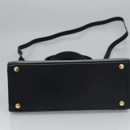 Salvatore Ferragamo Convertible Vara Bow Tote Leather, Navy, Leather, Handbag