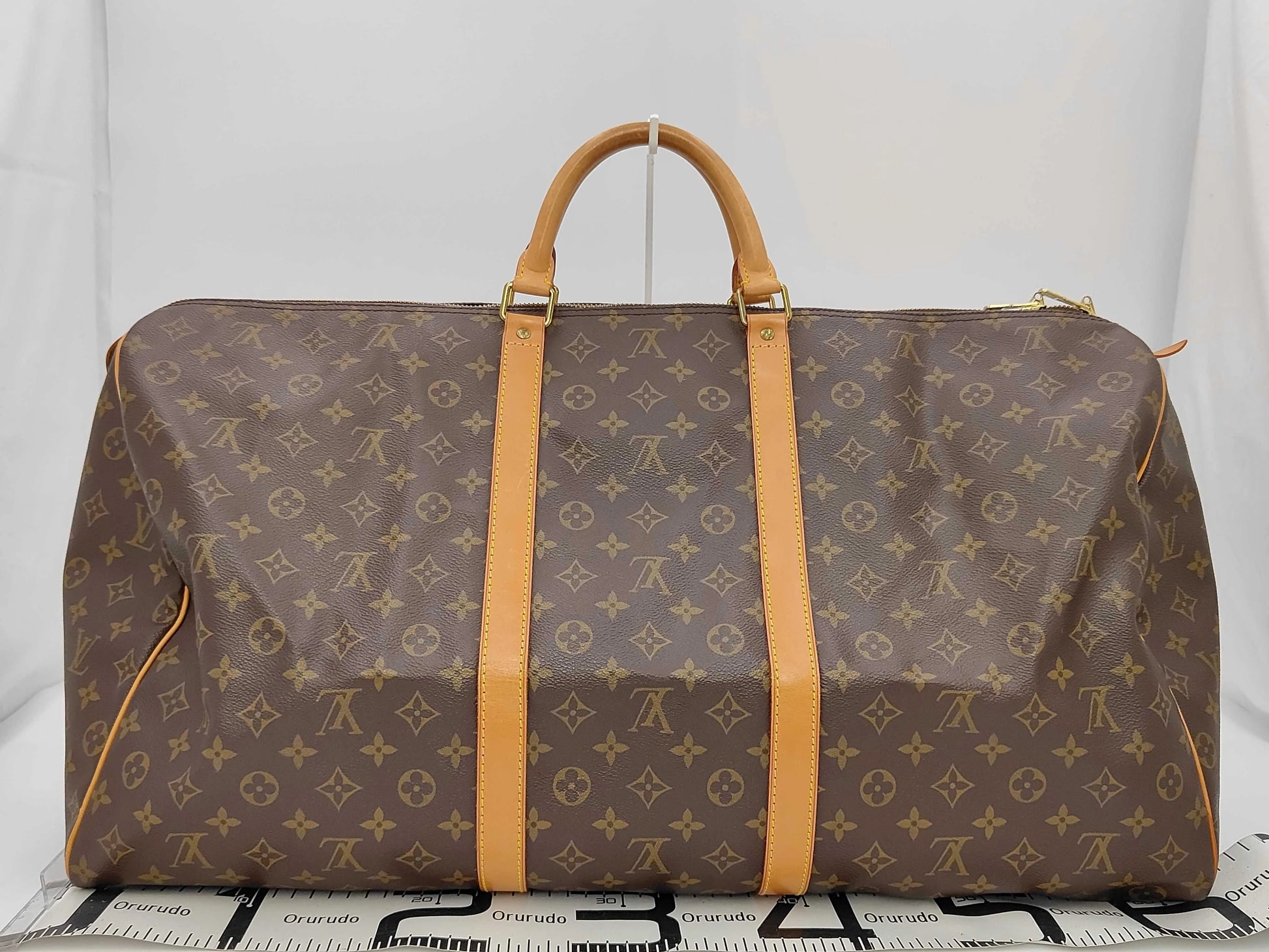 Louis Vuitton Keepall Monogram Canvas, Brown, Canvas, Travel Bag