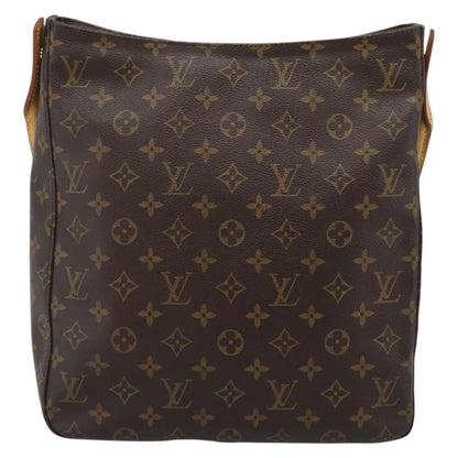 Louis Vuitton Looping Monogram Canvas, Brown, Canvas, Handbag