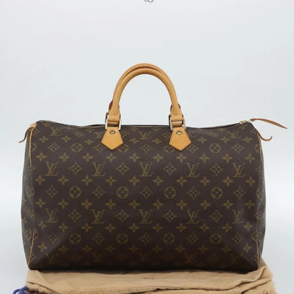 Louis Vuitton Speedy Monogram Canvas, Brown, Canvas, Handbag
