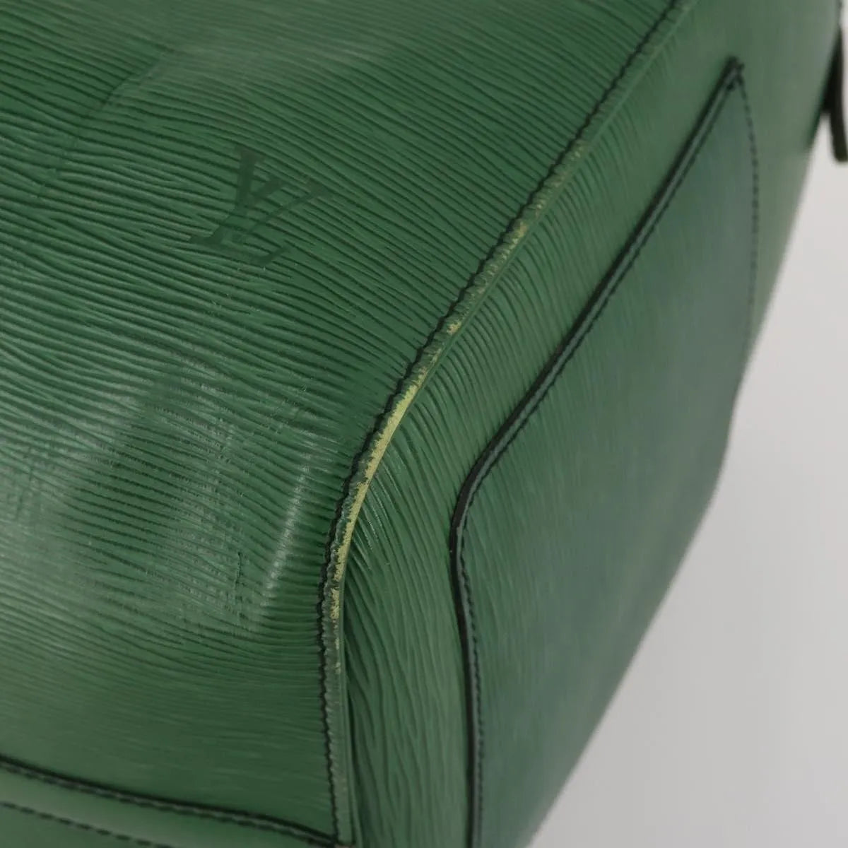 Louis Vuitton Keepall Epi Leather, Green, Leather, Travel Bag