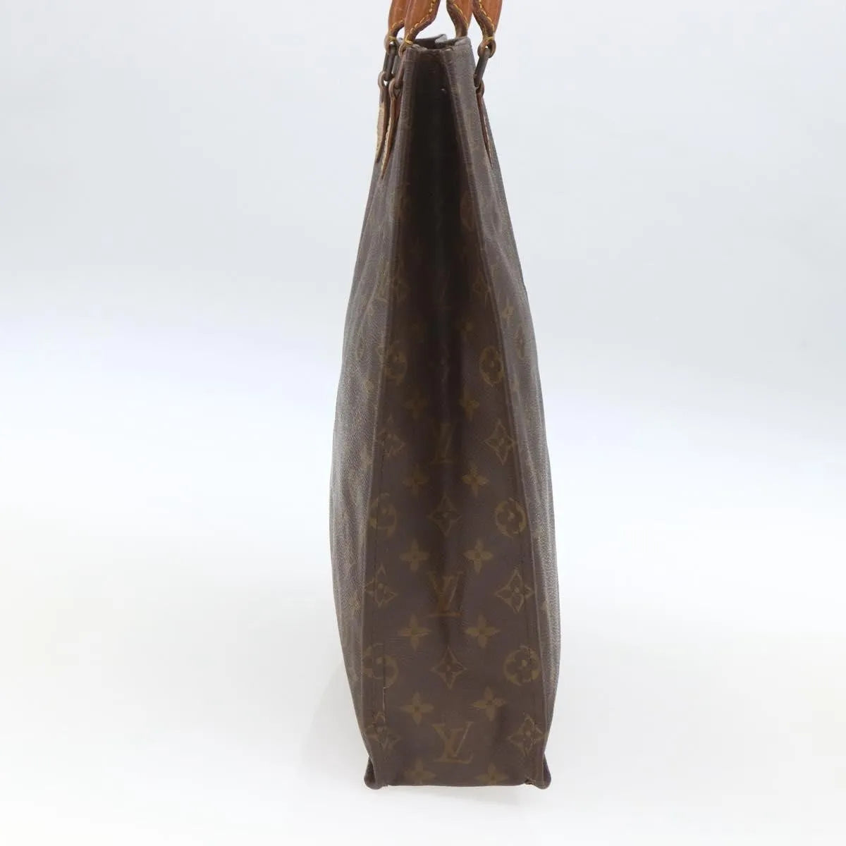 Louis Vuitton Sac Plat Monogram, Brown, Canvas, Tote Bag