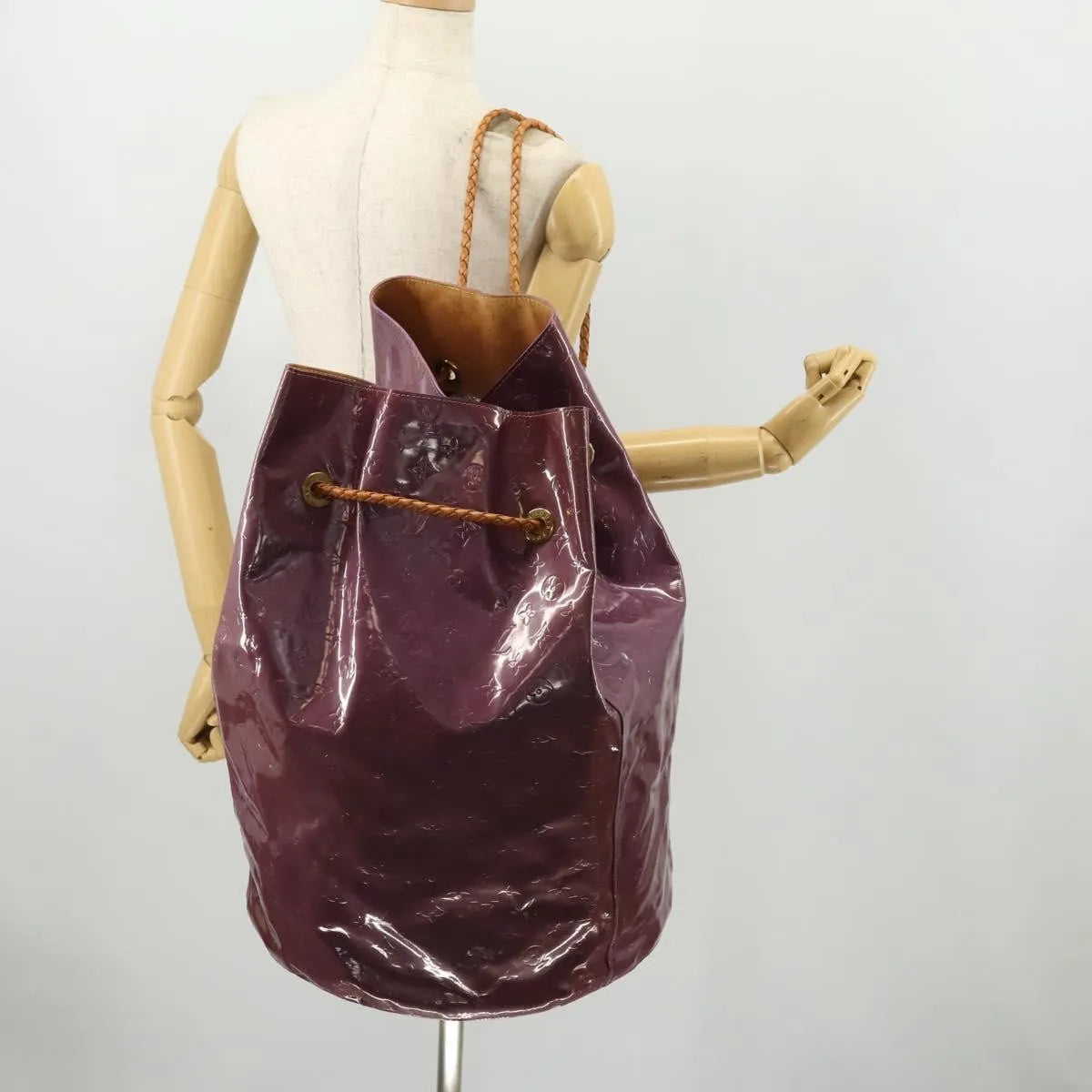 Louis Vuitton Morton Patent Leather, Purple, Patent Leather, Shoulder Bag