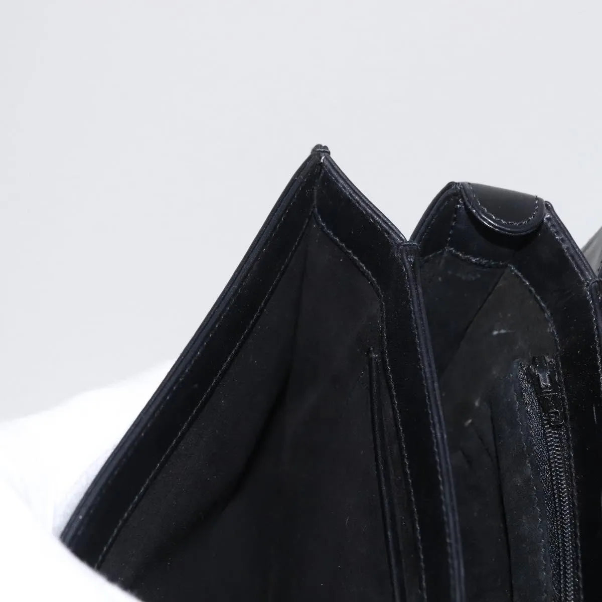 Gucci Vintage Leather, Black, Leather, Shoulder Bag