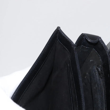 Gucci Vintage Leather, Black, Leather, Shoulder Bag