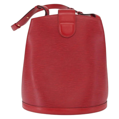 Louis Vuitton Cluny Epi Leather, Red, Leather, Shoulder Bag