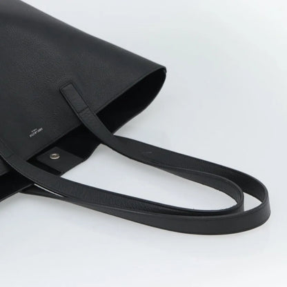 Saint Laurent Bold Tote Leather, Black, Leather, Tote Bag