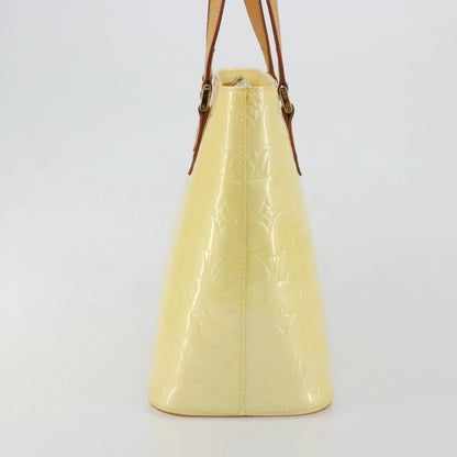 Louis Vuitton Houston Monogram Vernis, Beige, Patent Leather, Tote Bag