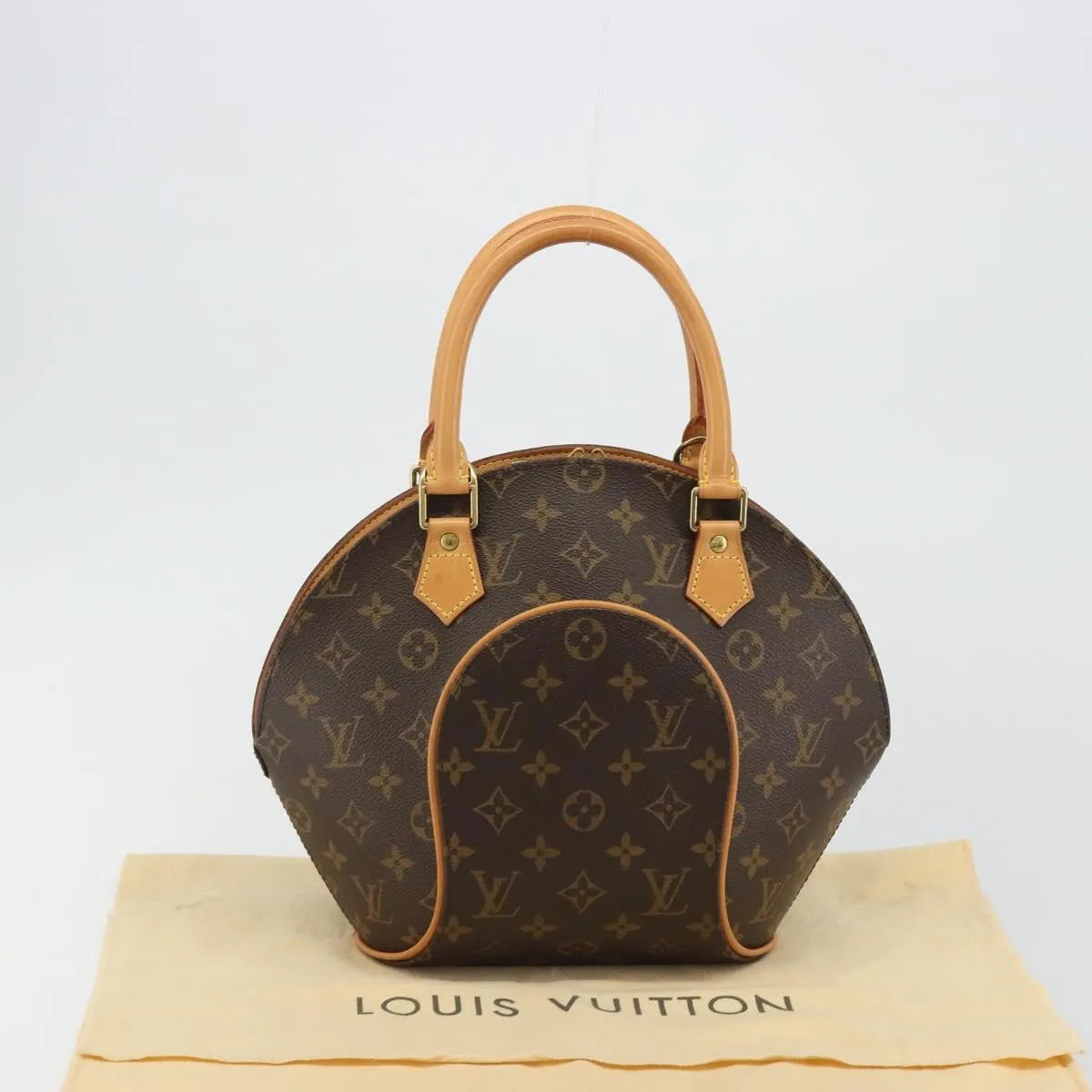 Louis Vuitton Ellipse Monogram Canvas, Brown, Canvas, Handbag