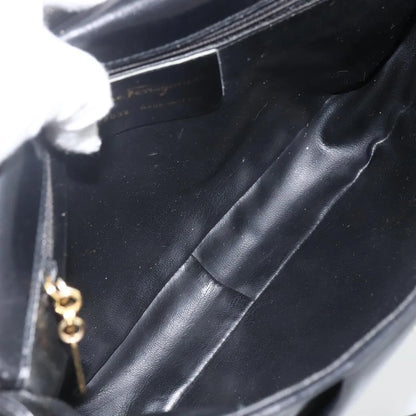 Salvatore Ferragamo Flap Shoulder Patent leather, Black, Patent Leather, Shoulder Bag