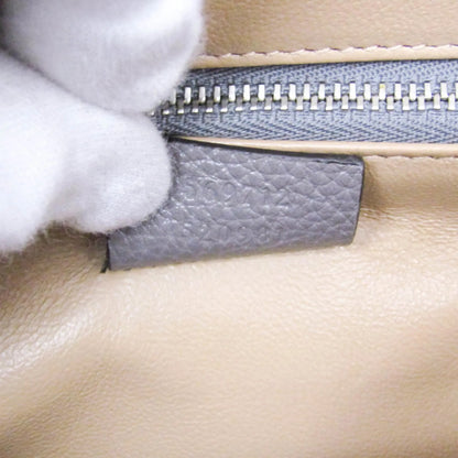Gucci Zumi Top Handle Leather, Gray, Leather, Handbag