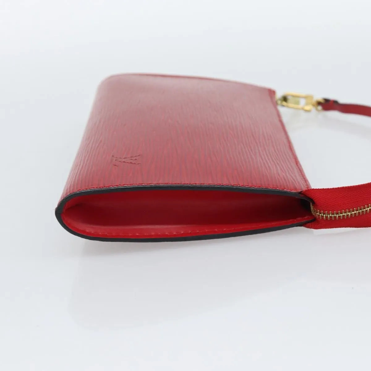 Louis Vuitton Pochette Accessoires Epi, Red, Leather, Clutch
