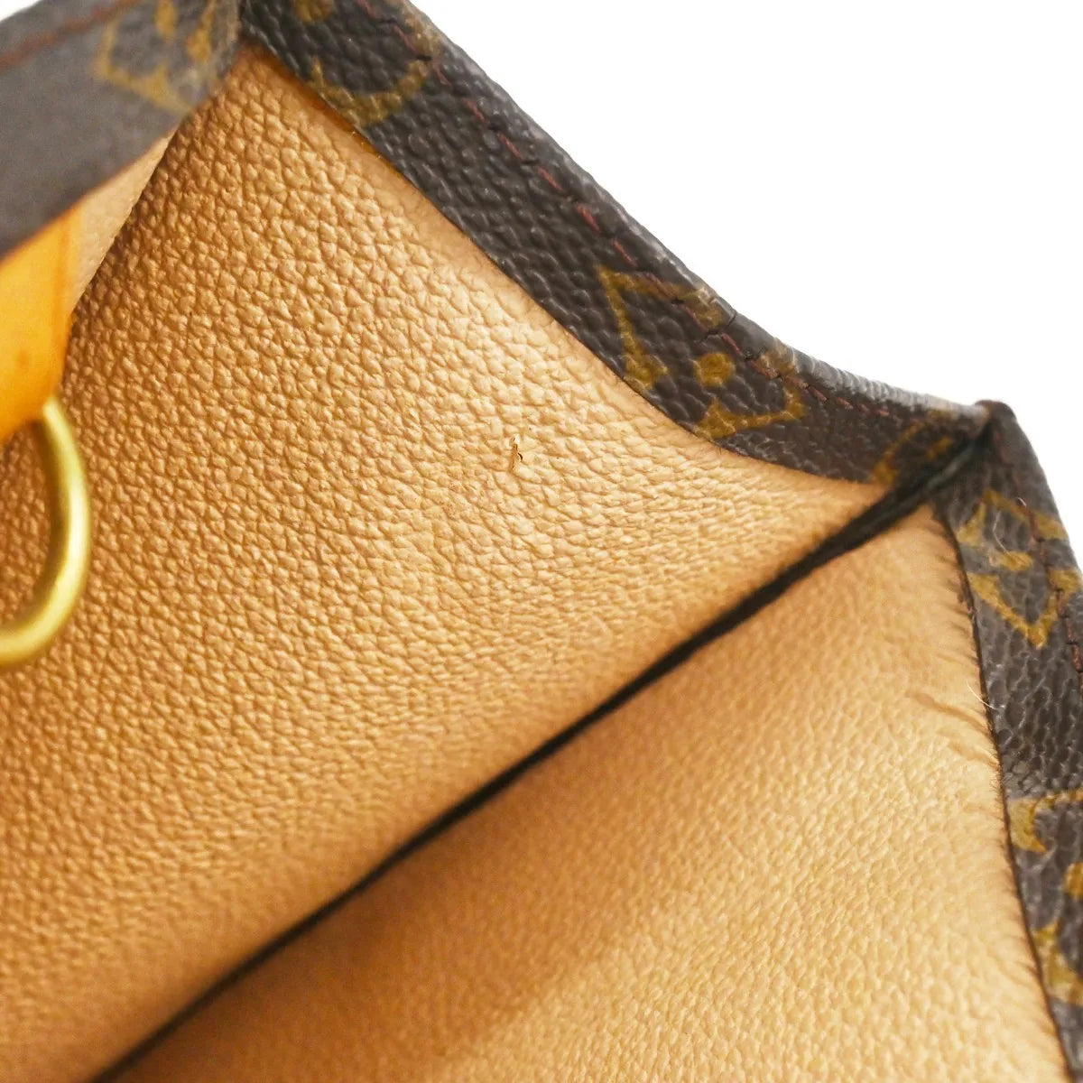 Louis Vuitton Sac Plat Monogram Canvas, Brown, Canvas, Handbag