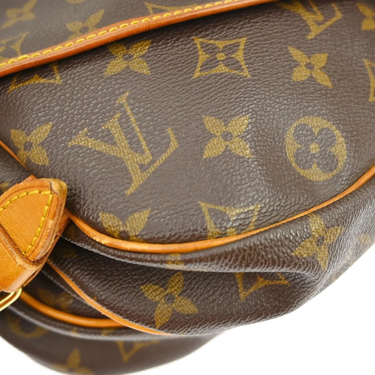 Louis Vuitton Saumur Monogram, Brown, Canvas, Shoulder Bag