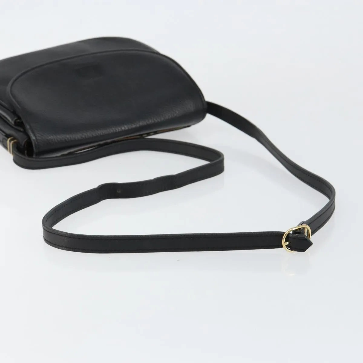 Burberry Flap Shoulder Leather, Black, Leather, Shoulder Bag