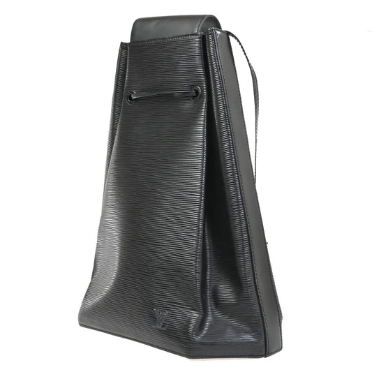 Louis Vuitton Sac a Dos Drawstring Epi Leather, Black, Leather, Backpack