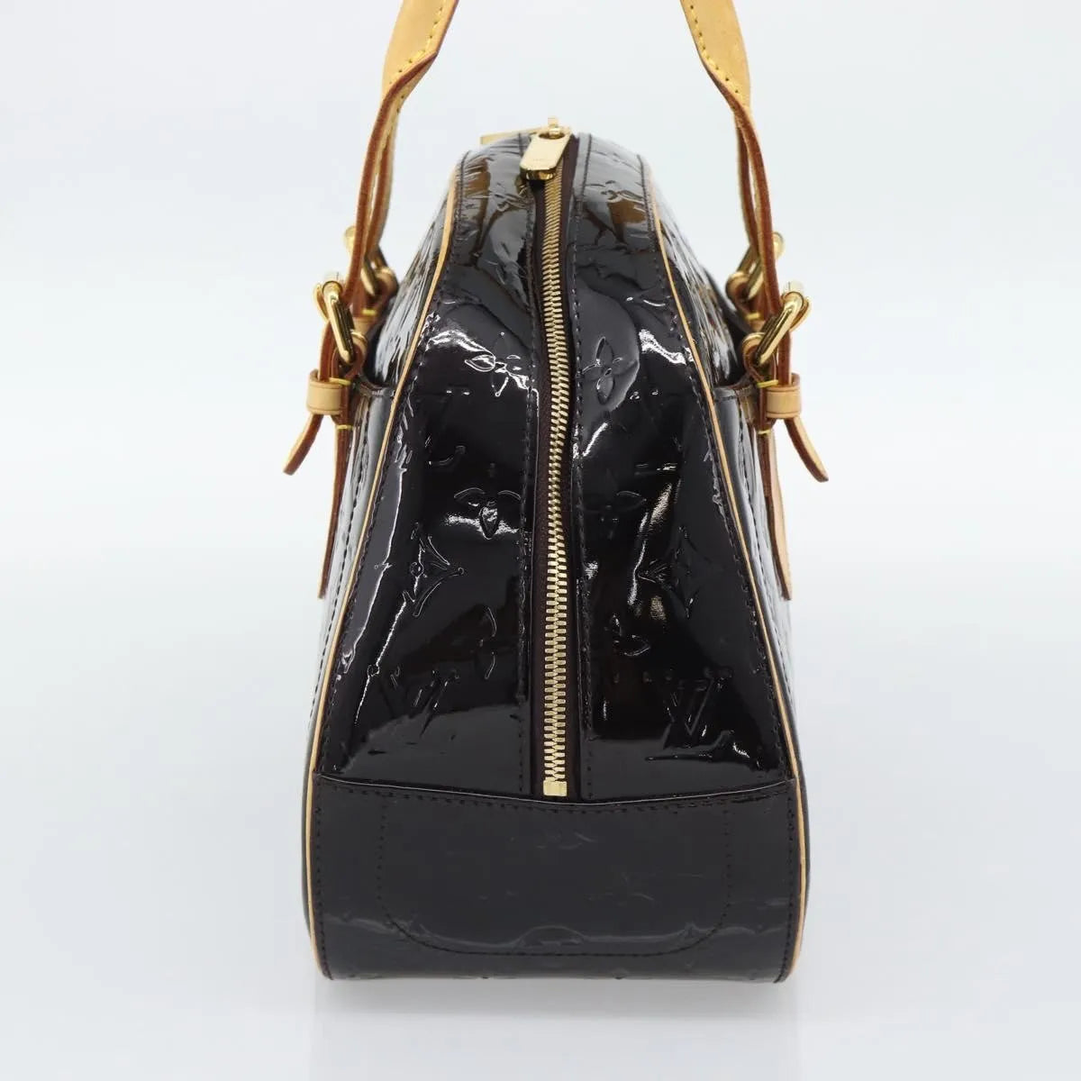 Louis Vuitton Summit Drive Monogram Vernis, Black, Patent Leather, Handbag